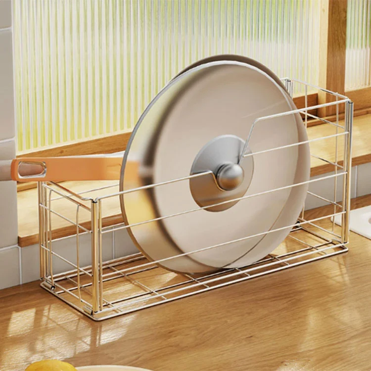 Víceúčelový kuchyňský stojan na hrnce a pánve